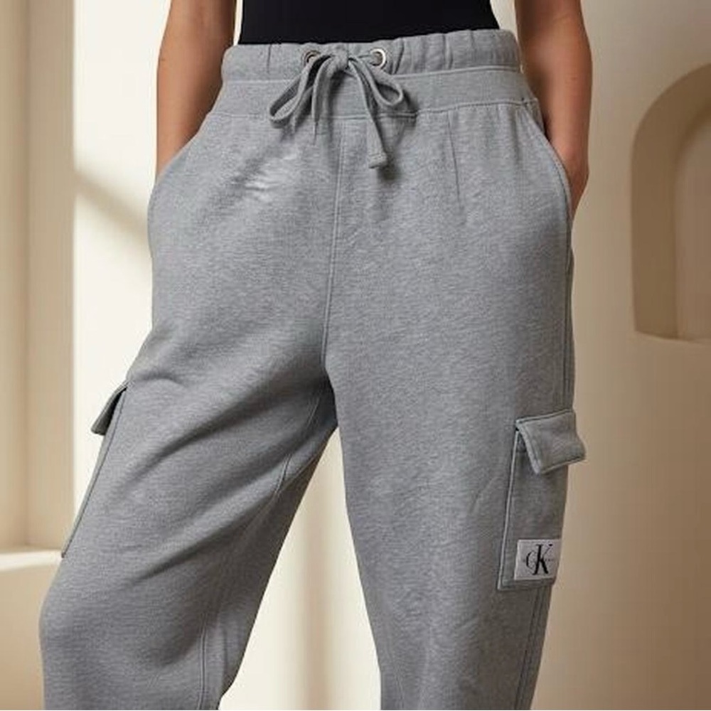 Calvin Klein Jeans Light Gray Joggers